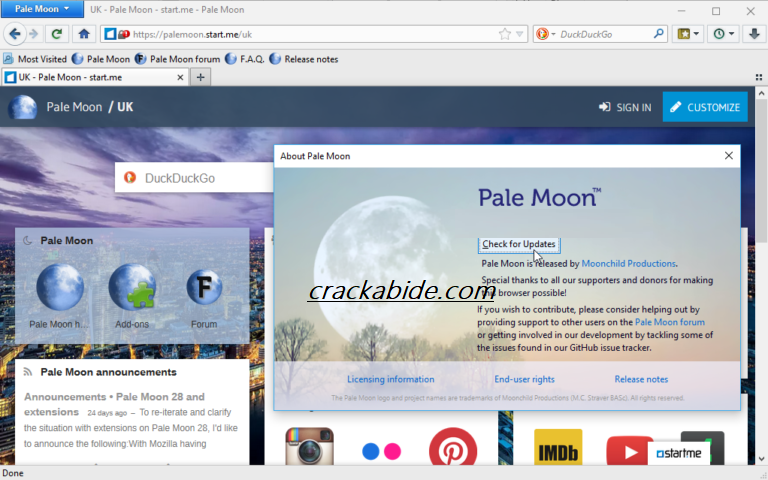 Pale Moon Latest Download
