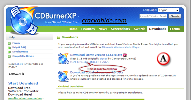 CDBurnerXP Free Download